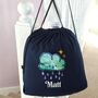 Personalised Cloud Drawstring Pe Kit Bag, thumbnail 2 of 5