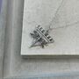 925 Sterling Silver Dragonfly Moon Phases Necklace, thumbnail 9 of 12