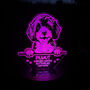 Pet Dog Breed Memorial Colour Changing Solar Garden Light, thumbnail 8 of 9