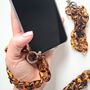 Chunky Tortoise Shell Phone Strap, thumbnail 1 of 3