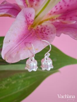 Sterling Silver Lilly Of The Valley Earrings, 8 of 12