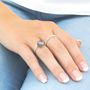Pearl Statement Ring, thumbnail 3 of 11