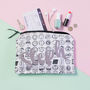 Personalised Travel Stamp Accessory Pouch, thumbnail 2 of 2