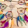 Mini Rainbow Dream Catchers With Vibrant Feathers, thumbnail 11 of 11