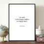 Go Girl Shakespeare Quote Print, thumbnail 1 of 2