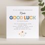 Good Luck In Your Exams Card For Grandson, thumbnail 7 of 8