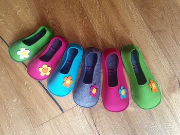 Children's Felt Flower Slippers By Isolyn, 5 of 9