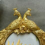 Aged Gold Coloured Peacock Photo Frame – 6x4 Inch Freestanding, thumbnail 8 of 12