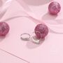 Sterling Silver Fern Leaf Open Hoops, thumbnail 5 of 10