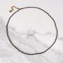 Pyrite Gemstone Beaded Necklace, thumbnail 5 of 6