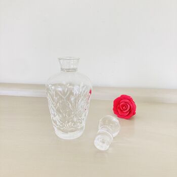 Vintage Decorative Cut Glass Crystal Perfume Bottle ~ 18, 4 of 6