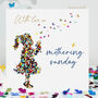 Butterfly Kisses Mothering Sunday Card, thumbnail 1 of 12