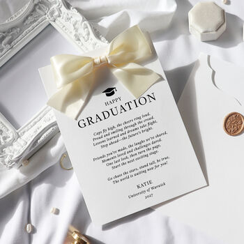 Personalised Graduation Card For Her Him Female Male Congratulations Grad Gift, 4 of 10