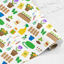 Gardener Wrapping Paper Roll Or Folded, thumbnail 3 of 3
