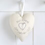 Personalised 40th Ruby Wedding Anniversary Heart Gift, thumbnail 8 of 11