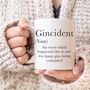 Gin Lovers Gincident Personalised Mug, thumbnail 1 of 6