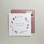 Edith Floral Thank You Card, thumbnail 1 of 2