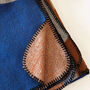 Personalised Red Blue Wrap Poncho, thumbnail 5 of 11
