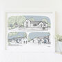 Personalised Houses Portrait, thumbnail 4 of 7