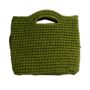 Daisy Luxury Handmade Crochet Knit Hand Bag, thumbnail 4 of 6