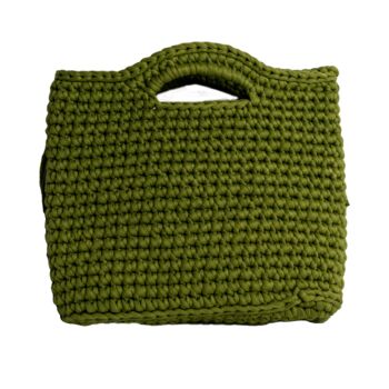 Daisy Luxury Handmade Crochet Knit Hand Bag, 4 of 6