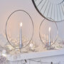 Silver Metal Candle Holder Hoops, thumbnail 3 of 3