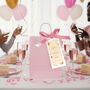 Last Spritz As A Miss Hen Party Ribbon Tag With Gift Bag, thumbnail 2 of 12