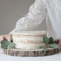 Personalised Surname Wooden Wedding Cake Topper, thumbnail 2 of 5
