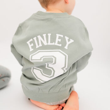 Personalised Name And Age Birthday Jumper, 8 of 10