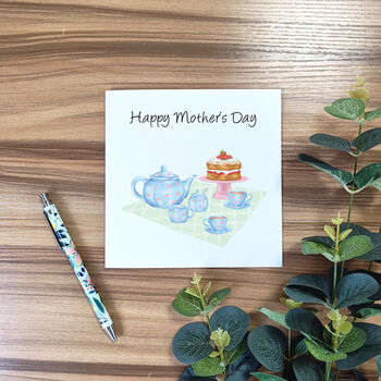 Tea And Cake Personalised Mother's Day Card, 9 of 10