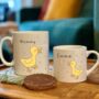 Personalised Mum And Me Matching Duck Mugs, thumbnail 1 of 2
