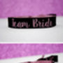 Team Bride Rose Gold Hen Party Wristbands, thumbnail 3 of 5