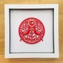 Personalised 40th Anniversary Paper Cut Art, thumbnail 6 of 10