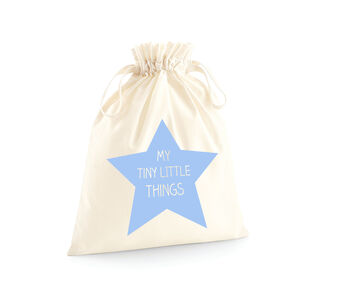 Personalised My Tiny Little Things Nicu Laundry Bag, 3 of 3
