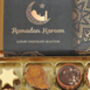 Ramadan Chocolate Box Filled With Luxury Belgian Chocolates. All Suitable For Vegetarians And Are Alcohol Free, thumbnail 3 of 3