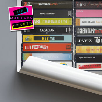 22nd Birthday, 2004 Music Print Personalised Gift, 5 of 9