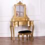 French Antique Dressing Table In White , Gold Or Cream, thumbnail 8 of 10