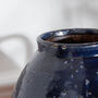 Caro Midnight Blue Large Vase With Handle, thumbnail 4 of 6