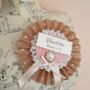 Personalised Bride To Be Jewel Hen Party Rosette, thumbnail 1 of 2