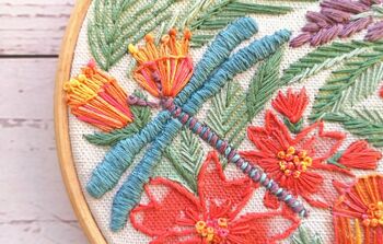 Dragonfly Embroidery Kit, 8 of 8