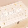 Personalised Wooden Starry Name Christmas Eve Box, thumbnail 2 of 3