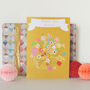 Personalised Mustard Bloom Card, thumbnail 1 of 2