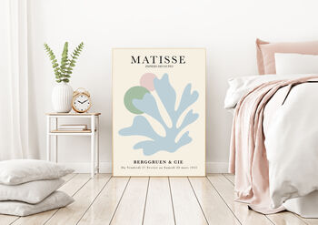 Matisse Blue Set Of Two Art Prints, 2 of 4