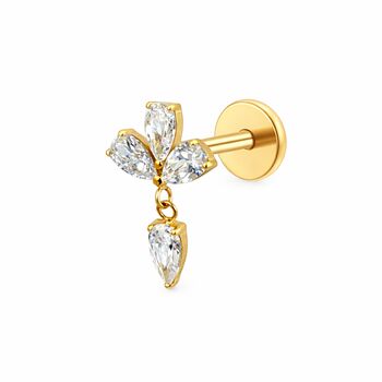 Marquise Drop Statement Piercing, 3 of 5