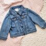 Personalised Red Fruit Denim Jacket, thumbnail 3 of 4