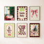 Christmas Print Set Of Six, thumbnail 2 of 3