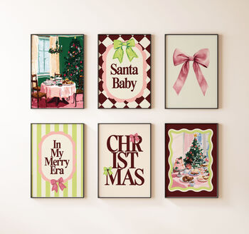 Christmas Print Set Of Six, 2 of 3