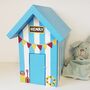 Beach Hut Personalised Keepsake Box, thumbnail 3 of 11