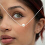 Sterling Silver Floating Pearl Necklace, thumbnail 1 of 11