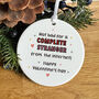 Funny Valentine’s Day Ornament Quote Gift, thumbnail 1 of 6